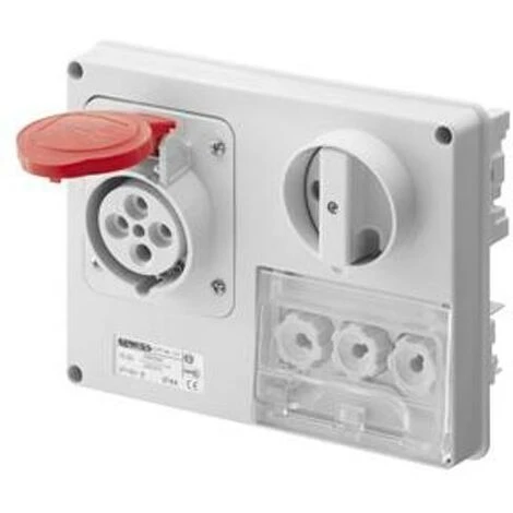 PRESA BL.OR.S.F.3P+T 32A 400V 6H CBF - GEWISS GW66141 3 PRESA BL.OR.S.F.3P+T 32A 400V 6H CBF - GEWISS GW66141