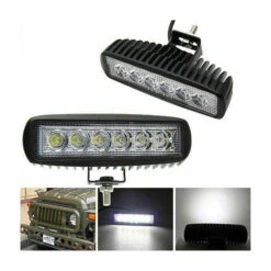 Faro Lampada Supplementare Profondita' Per Auto Fuoristrada 12v 6 Led 18w Ip68 -Offerta economica Michelin 13327514 5