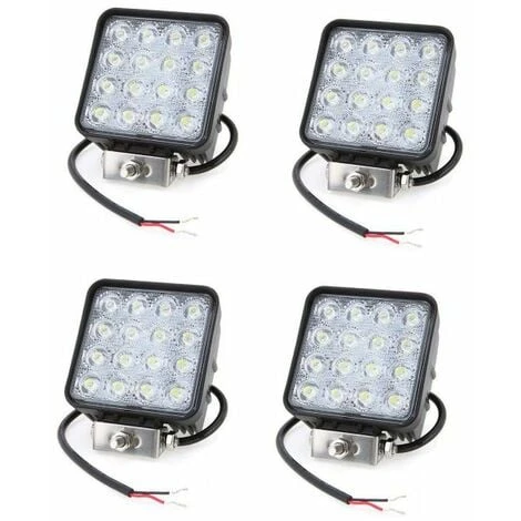 4X 48W LED LUCE FARO LAMPADA DA LAVORO FARETTO AUTO BARCA CAMION KLW SUV 12V 3 4X 48W LED LUCE FARO LAMPADA DA LAVORO FARETTO AUTO BARCA CAMION KLW SUV 12V