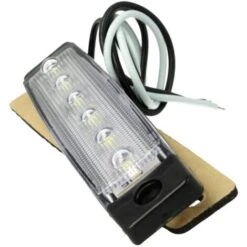 10 Pezzi Fanali Laterali Led 24V 12V Colore Bianco Freddo Per Luce Ingombro Cortesia Targa Cupola Cappa Camion Rimorchio Caravan Furgone -Offerta economica Michelin 19093123 3