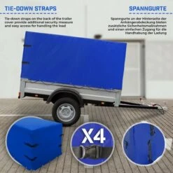 Nova Telo Blu Impermeabile Per Rimorchio 20 Occhielli Corda E 4 Cinghie Per Fissaggio -Offerta economica Michelin 19939201 4