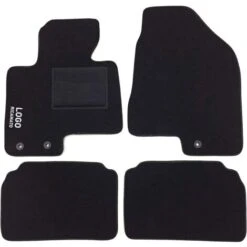 Tappetini Auto In Moquette Per Hyundai IX35 Ultimo Tipo Con 3 Clip Di Fissaggio