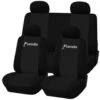 SET COPRISEDILI COMPATIBILI PER AUTO PANDA 50 E 50 DEL 2014 MADE IN ITALY BICOLORE CON LOGO NERO - JEANS NERO -Offerta economica Michelin 20279314 1