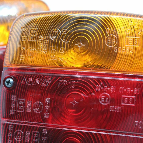 COPPIA FANALE FARO POSTERIORE CARRELLO APPENDICE RIMORCHIO + LAMPADINE (21054/2) 7 COPPIA FANALE FARO POSTERIORE CARRELLO APPENDICE RIMORCHIO + LAMPADINE (21054/2) - immagine 5