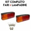 COPPIA FANALE FARO POSTERIORE TRATTORE CARRELLO RIMORCHIO + LAMPADINE 20179/2 -Offerta economica Michelin 25105150 1