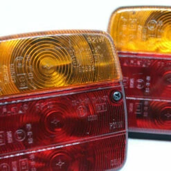 COPPIA FANALI FARO POSTERIORE DX+SX CARRELLO APPENDICE CARAVAN RIMORCHIO 21053/1 -Offerta economica Michelin 25105160 3