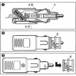 ProCar Presa Universale Di Sicurezza Portata Massima Corrente=8 A Adatto Per (dettagli) Prese Regolari E Accendisigari -Offerta economica Michelin 25740178 2
