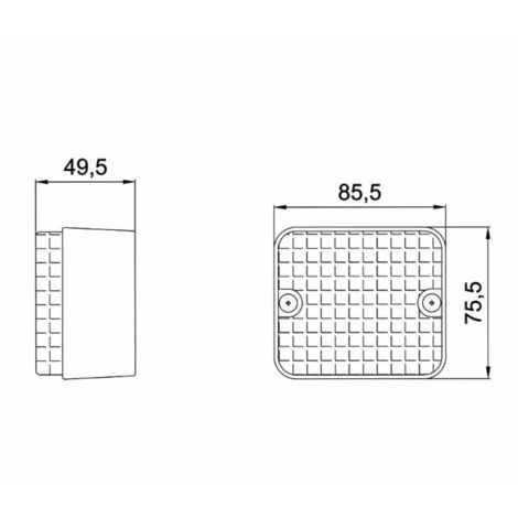 Fendinebbia Posteriore 87x77x50 Mm 4 Fendinebbia Posteriore 87x77x50 Mm - immagine 2