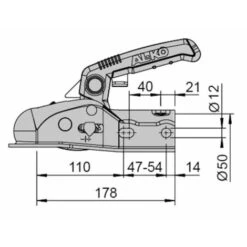 Paletta AL-KO AK270 SoftDock 2700 Kg - Timone ø 50 + Distanziali Di Riduzione ø 35/45 -Offerta economica Michelin 26604186 3