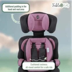 AREBOS Seggiolino Auto Per Bambini 9-36kg Categorie 1+2+3 Seggiolino Per Bambini Rosa -Offerta economica Michelin 26784456 5