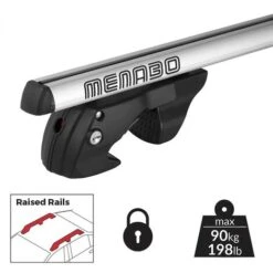 Menabo Barre Universali Da Tetto Auto Raised Rails Menabò Sherman Xl -Offerta economica Michelin 28006827 3