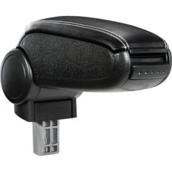 ProTec [pro.tec] Bracciolo Centrale - Poggiabraccio Con Vano Portaoggetti - Imbottito - In Similpelle - Nero Con Cucitura Bianca - Renault Clio IV -Offerta economica Michelin 2863880 3