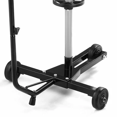 Monzana Carrello Porta Pneumatici 225mm In Alluminio 3 Rotelle Copertura Protezione Carico Max. 100kg Supporto Per Cerchioni 6 Monzana Carrello Porta Pneumatici 225mm In Alluminio 3 Rotelle Copertura Protezione Carico Max. 100kg Supporto Per Cerchioni - immagine 4