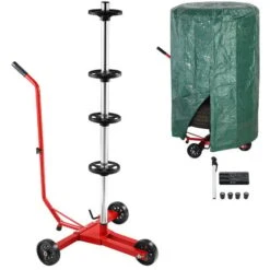 Monzana Albero Per Cerchioni 225 Mm Alu Mobile Con Fodera Protettiva Capacità Di Carico100kg 3 Ruote Sostegno Per Pneumatici 8 Monzana Albero Per Cerchioni 225 Mm Alu Mobile Con Fodera Protettiva Capacità Di Carico100kg 3 Ruote Sostegno Per Pneumatici -Offerta economica Michelin 31828193 2