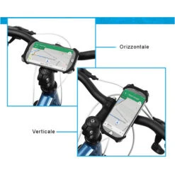 Supporto Cellulare Bici In Gomma Porta Telefono Bicicletta Manubrio Orientabile -Offerta economica Michelin 31959317 3
