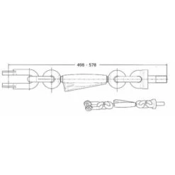 Catena Stabilizzatrice 1+1 Maglia Adattabile FIAT 47126587 -Offerta economica Michelin 31998065 3