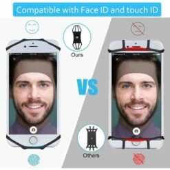 Porta Cellulare Per Bicicletta - Porta Cellulare Per Moto - Rotazione A 360 ° - Antivibrazioni - Regolabile - Per Tutti I Dispositivi Da 4,0 A 7 " -Offerta economica Michelin 33181350 5