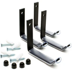 Supporto A Parete Per Pneumatici Portagomme 4 Pezzi Gancio Per Ruote Pneumatici