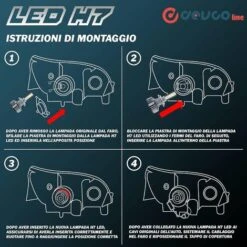 Lampadine H7 LED, Kit Fari Auto Bianco 10000LM 12V 6000K - DEVCOline AR FL 00H7 -Offerta economica Michelin 35066320 5