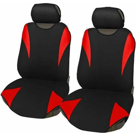 COPRISEDILI COPPIA ANTERIORE UNIVERSALI POLIESTERE SEDILE STANDARD ROSSO - R2 3 COPRISEDILI COPPIA ANTERIORE UNIVERSALI POLIESTERE SEDILE STANDARD ROSSO - R2