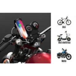 Supporto Smartphone Universale Manubrio Porta Cellulare Bicicletta Moto LD-03462 -Offerta economica Michelin 35511772 4
