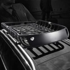 GOPLUS Portapacchi Tetto Auto Universale Portabagagli Auto In Metallo, Bagagliaio Tetto Cestello Nero 120x98x16,5 Cm -Offerta economica Michelin 42003309 4