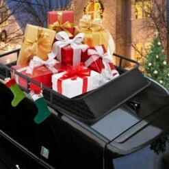 GOPLUS Portapacchi Da Tetto, Portapacchi Superiore Per Auto, Portapacchi Universale Da Viaggio, Portata 75 Kg, In Ferro, Nero, 122,5x102x14,3 Cm -Offerta economica Michelin 43315640 2