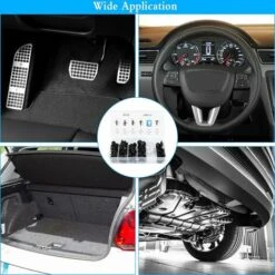 SOEKAVIA Clip Di Fissaggio Per Auto 100 Pezzi, Clip Per Rivetti In Plastica Per Auto Clip Di Fissaggio Per Auto E Strumenti Di Smontaggio Per Auto 4 Pezzi Con Estrattore Di Fissaggio 1 Pz -Offerta economica Michelin 44261683 5