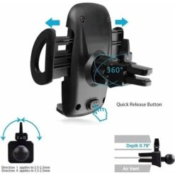 Porta Cellulare Auto Porta Cellulare Auto 2 Saint-Backet Smartphone Porta Smartphone Protezione Con 2 Porta Ventilazione Porta Cellulare Auto Ventilazione Universale Per IPhone Samsung Sonyhuawei -Offerta economica Michelin 52010633 5