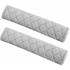 2 Confezioni Cuscino Per Cintura Di Sicurezza Per Auto, Copertura Comfort Per Cintura Di Sicurezza Per Auto, Imbottiture Per Zaino/tracolla, Grigio