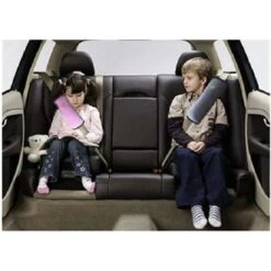2Pcs Seggiolino Per Bambini Cintura Di Sicurezza Per Bambini Cintura Di Sicurezza Per Auto Cuscino Per Auto Lavabile E Pratica Cintura Di Sicurezza Rimovibile (grigio E Rosa) -Offerta economica Michelin 52012468 4