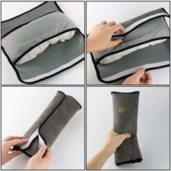 2Pcs Seggiolino Per Bambini Cintura Di Sicurezza Per Bambini Cintura Di Sicurezza Per Auto Cuscino Per Auto Lavabile E Pratica Cintura Di Sicurezza Rimovibile (grigio E Rosa) -Offerta economica Michelin 52012468 5