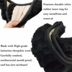 Coprivolante, Coprivolante Universale Coprivolante Invernale In Peluche Coprivolante Telescopico Coprivolante Morbido E Confortevole Per Accessori Per Auto, 38 Cm (Nero) -Offerta economica Michelin 52016422 4