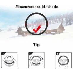 Coprivolante, Coprivolante Universale Coprivolante Invernale In Peluche Coprivolante Telescopico Coprivolante Morbido E Confortevole Per Accessori Per Auto, 38 Cm (Nero) -Offerta economica Michelin 52016422 5