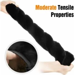 Coprivolante, Coprivolante Universale Per Auto Coprivolante Telescopico In Peluche Accessori Per Auto Coprivolante, 38 Cm (Nero) -Offerta economica Michelin 52017132 3