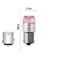 Coppia Lampadine Auto 3 LED SMD 1156 Luce Rossa 1.5W Lampadina Stop 12V CA-02744 -Offerta economica Michelin 53508702 4