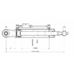 Terzo Punto Idraulico Adattabile Carraro-Fiat-Landini 50x30x160mm -Offerta economica Michelin 57722157 2