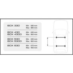 Box 330, Box Tetto In Abs, 330 Litri - Argento Lucido N60001 -Offerta economica Michelin 58969528 3