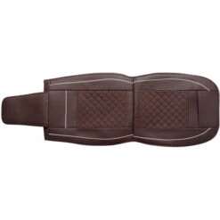 Coprisedile Auto Universale 5D In Pelle PU Interni Auto Sedile Anteriore Posteriore Coprisedili Completi Per Camion SUV Van Marrone -Offerta economica Michelin 58972345 5