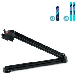 Portasci Universale Barre Tetto 5 Paia Di Sci O 2 Snowboard Aluski 5