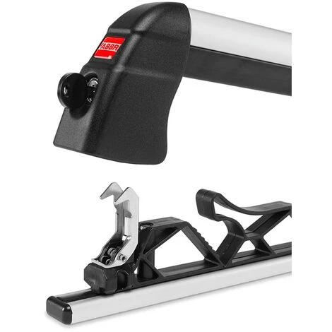 Barre Portasci Snowboard Tetto Auto Aluski & Board Universale 3 6 Barre Portasci Snowboard Tetto Auto Aluski & Board Universale 3 - immagine 4