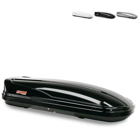 Box Da Tetto Design Universale Barre Auto Portatutto Supernova 450 Colore: Nero 4 Box Da Tetto Design Universale Barre Auto Portatutto Supernova 450 Colore: Nero - immagine 2