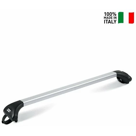 Barre Portatutto Universale Tetto Auto Rail Aperti Alu Viva 2 RA Colore: Silver 4 Barre Portatutto Universale Tetto Auto Rail Aperti Alu Viva 2 RA Colore: Silver - immagine 2