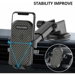 HIASDFLS Supporto Per Telefono Da Auto Per Xiaomi Redmi Note 10 9 Pro 9T 9S 10S, Mi 10T 11 Lite 5G, Poco F2 X3, Golf 5 6 7 8/Polo/Fiat 500/Seat Ibiza, Supporto Universale Portatile/3 In 1: Ventosa+ Ae -Offerta economica Michelin 61311377 3