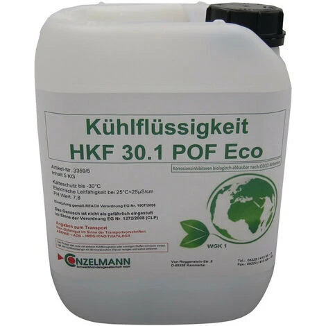 No Name Refrigerante HKF 30.1 POF ECO Tanica Da 5kg Protezione Antigelo Fino A -30 Gradi 3 No Name Refrigerante HKF 30.1 POF ECO Tanica Da 5kg Protezione Antigelo Fino A -30 Gradi