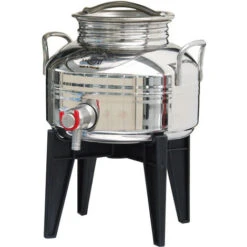 Sansone - Contenitore Per Olio In Acciaio Inox 2 Lt