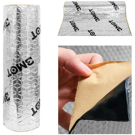 Randaco 50x400cm Materassino Isolante Auto Isolamento Del Veicolo Vano Motore 2qm Isolamento Portiera Dell'auto 2m² 3 Randaco 50x400cm Materassino Isolante Auto Isolamento Del Veicolo Vano Motore 2qm Isolamento Portiera Dell'auto 2m²