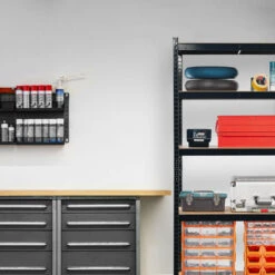 2x Scaffali In Metallo, 875 Kg Capacità Di Carico, 180 X 90 X 45 Cm, Scaffalatura Ad Alta Portata Con 5 Ripiani, Nero -Offerta economica Michelin 67267827 5