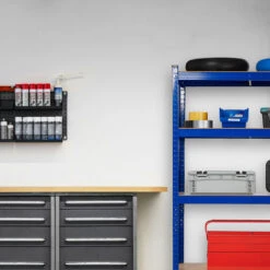 2x Scaffali In Metallo, 875 Kg Capacità Di Carico, 180 X 90 X 45 Cm, Scaffalatura Ad Alta Portata Con 5 Ripiani, Blu -Offerta economica Michelin 67267849 5