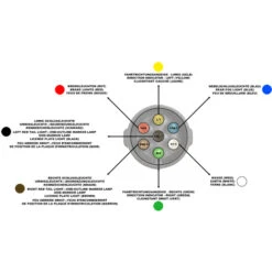 Adattatore Elettrico Per Rimorchi Spina A 7 Poli Con Presa A 13 Poli 50A Per Auto -Offerta economica Michelin 6856311 5
